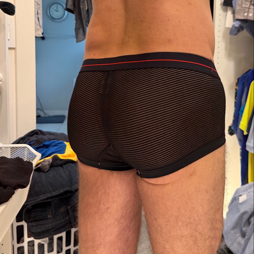 Cocksox Men's Black Sheer Boxer Briefs - Picture 2 of 2